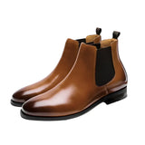 Prestige Retro Genuine Leather Chelsea Boots