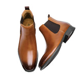 Prestige Retro Genuine Leather Chelsea Boots