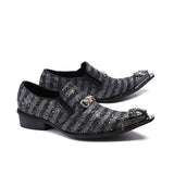 Christia Bella Sequin Leather Oxfords