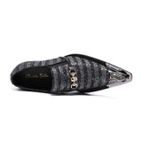 Christia Bella Sequin Leather Oxfords