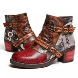 Zhejiang Retro Buckle Boots