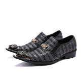 Christia Bella Sequin Leather Oxfords