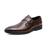 Waerta Square-Toe Leather Brogues
