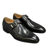 Ariston Wingtip Monk-Strap Oxfords