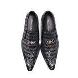 Christia Bella Sequin Leather Oxfords