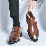 6500 Retro Buckle-Strap Oxfords