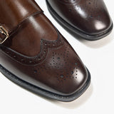 Heritage Buckle Leather Brogues