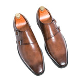 6500 Retro Buckle-Strap Oxfords