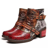 Zhejiang Retro Buckle Boots