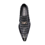 Christia Bella Sequin Leather Oxfords
