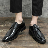 Waerta Square-Toe Leather Brogues