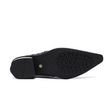 Christia Bella Sequin Leather Oxfords